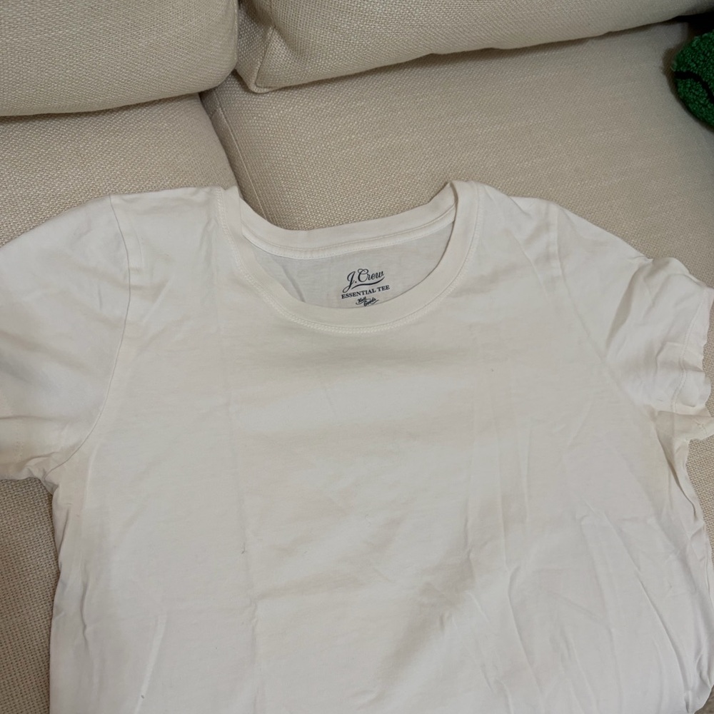 JCrew white tee small